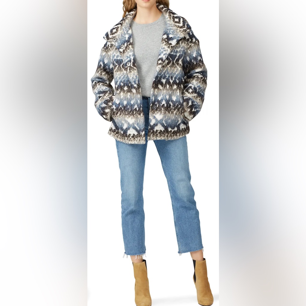 Fifteen Twenty Multi Funnel Neck Jacket Preloved Rent The Runway S $385